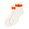 20%OFF SALE!! プライマリー カラーズ ショートソックス ITP25303 - ホワイト/オレンジ