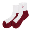 カーマイン&インディゴ ソックス ITP25404 - ホワイト/カーマイン