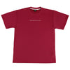 フラットロゴTシャツ ITP26008 - カーマイン