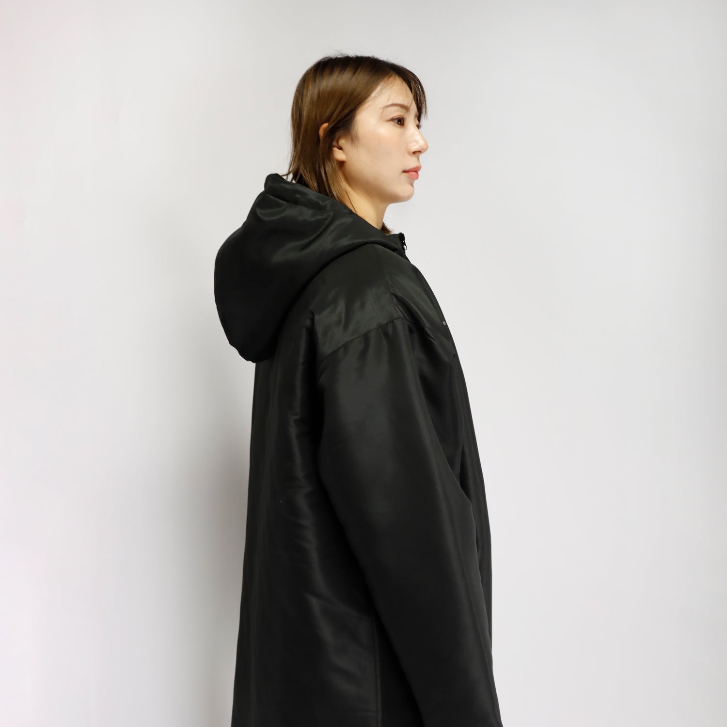 IN THE PAINT ベンチコート M-L ブラック ITP25475 | インザペイント IN THE PAINT ベンチコート ロングコート