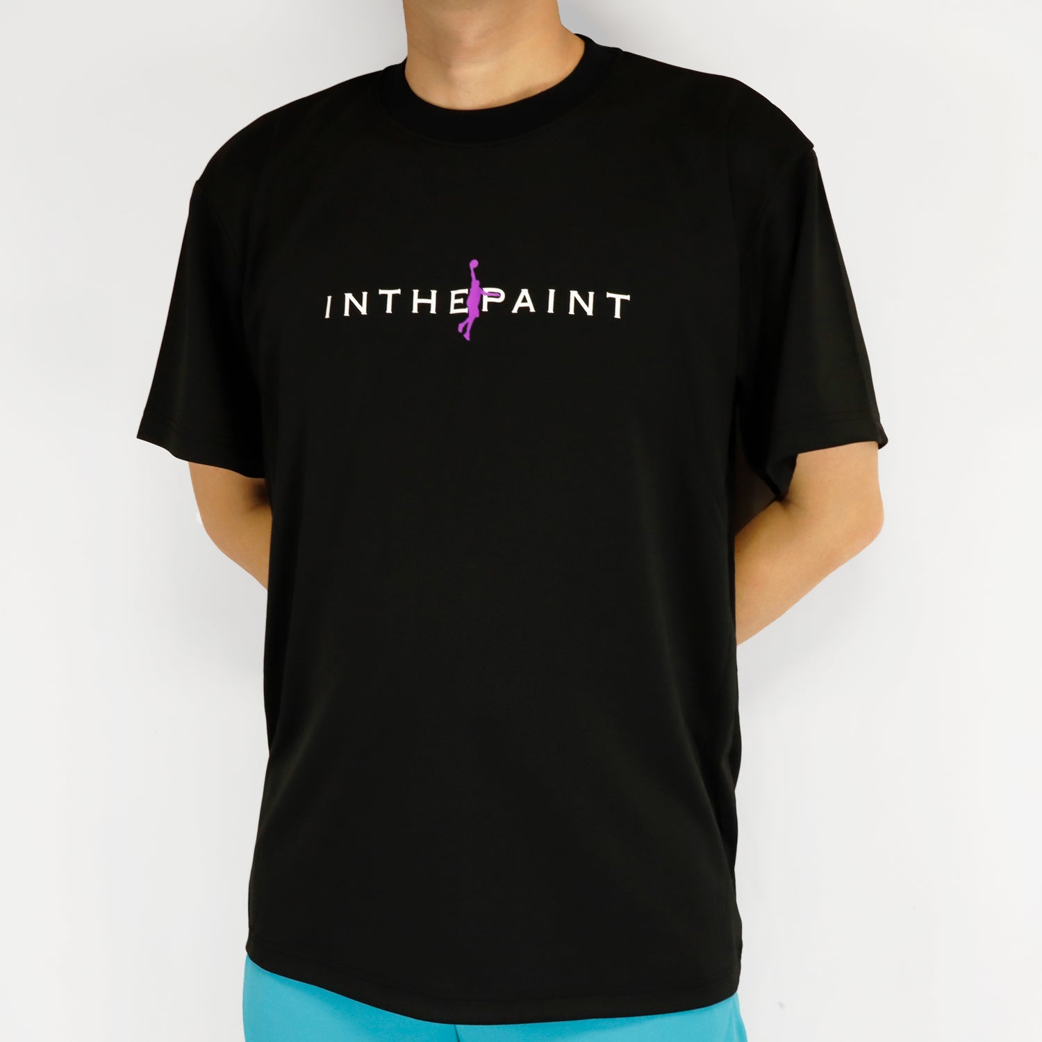 Ni-Standard グラフィックTシャツ 黒 センターロゴペイント Tシャツ ITP26069