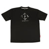 エスニック パターン Tシャツ ITP25305 - ブラック/チャコール