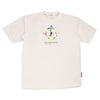 エスニック パターン Tシャツ ITP25305 - ホワイト/ベイクドピンク