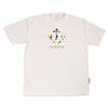 エスニック パターン Tシャツ ITP25305 - ホワイト/レッド