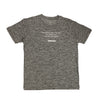 タイポグラフィー メランジ Tシャツ ITP25339 - ブラック/ホワイト
