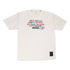 ITP カーシブ メッセージ Tシャツ ITP25345 - ホワイト