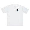 ITP カーシブ ワンポイント Tシャツ ITP25346 - ホワイト/ライトブルー