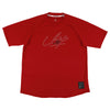 [20%OFFクーポン対象商品] ITP カーシブ ドットライン Tシャツ  ITP25455 - レッド