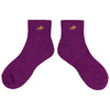 [予約] 3月上旬発送　ショートカーシブ ソックス ITP26055 - パープル/レモン